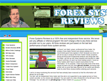 Tablet Screenshot of forex-systems-reviews.com